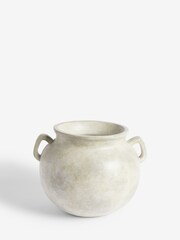 Grey Outdoor Textured Urn Plant Pot - Image 4 of 5