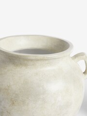 Grey Outdoor Textured Urn Plant Pot - Image 5 of 5