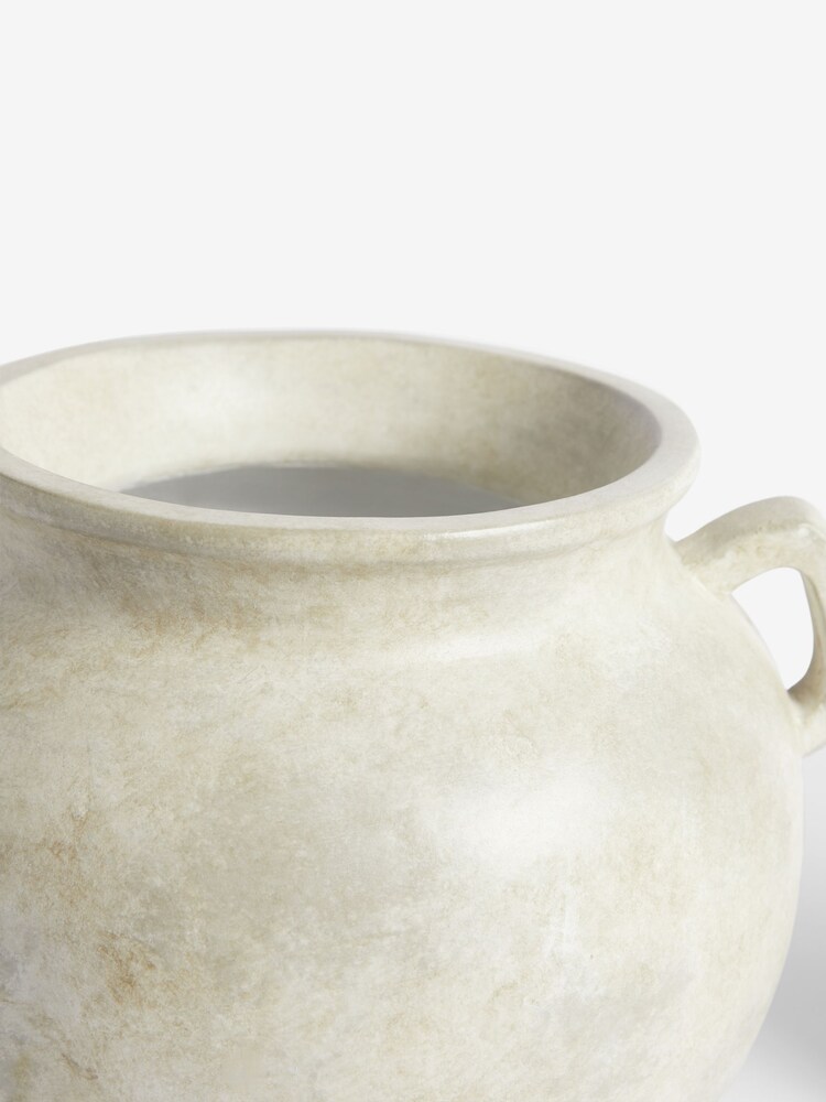 Grey Outdoor Textured Urn Plant Pot - Image 5 of 5