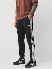 adidas Black Train Essentials 3-Stripes Training Joggers - Image 1 of 5