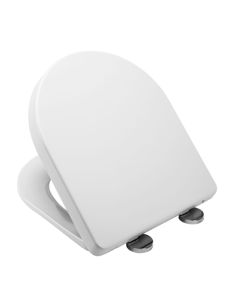 CROYDEX Eyre White FlexiFix Toilet Seat - Image 2 of 4 CROYDEX Eyre White FlexiFix Toilet Seat - Image 2 of 4
