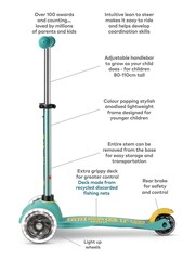 Micro Scooters Green Led Mini Mint Scooter - Image 3 of 8