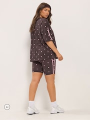 Yours Curve Polka Dot Active Shorts - Larawan 2 ng 6