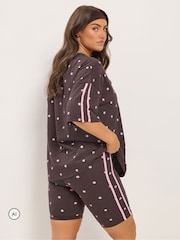 Yours Curve Polka Dot Active Shorts - Larawan 3 ng 6