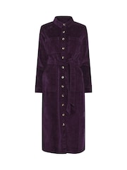 M&Co Purple Midi Shirt Dress - Image 5 of 6