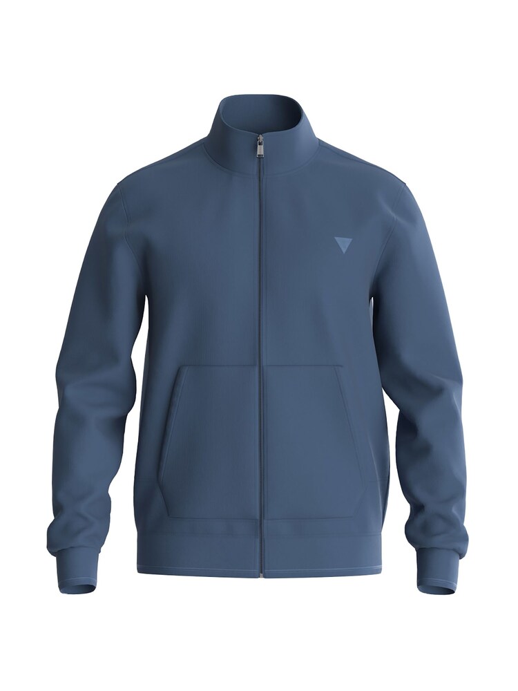 Guess Blue Al High Neck Fullzip Sweatshirt - Image 1 of 2