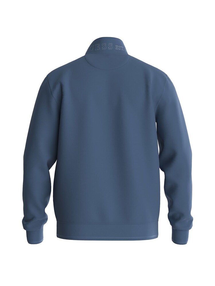 Guess Blue Al High Neck Fullzip Sweatshirt - Image 2 of 2