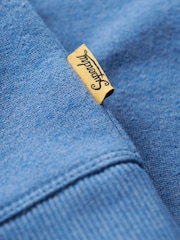 Superdry Ocean Blue Marl Lo-Fi Outdoors Graphic Crew Sweat top - Image 7 of 7