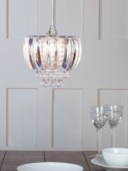 Village At Home Silver (Metal) Hastings Pendant Shade - Image 1 of 4