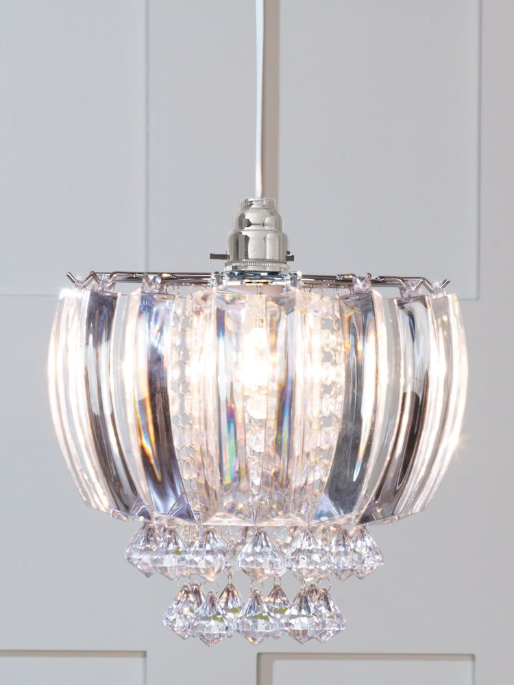 Village At Home Silver (Metal) Hastings Pendant Shade - Image 2 of 4