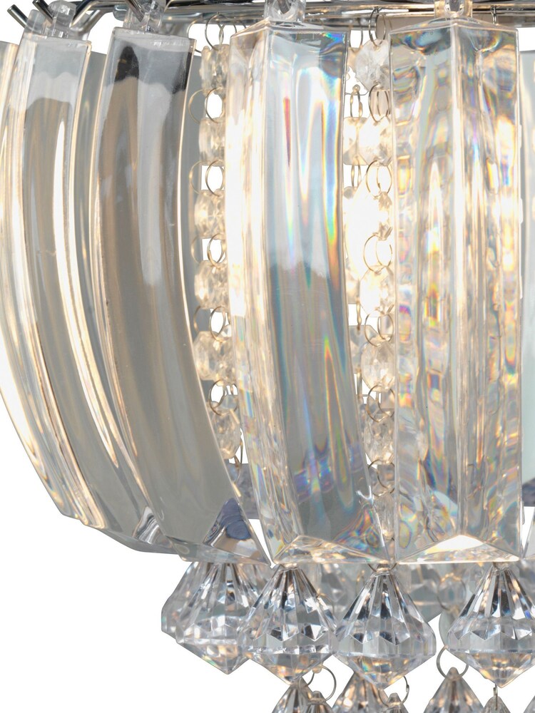Village At Home Silver (Metal) Hastings Pendant Shade - Image 4 of 4
