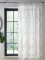 Fusion Natural Linara Voile Panel - Image 1 of 3