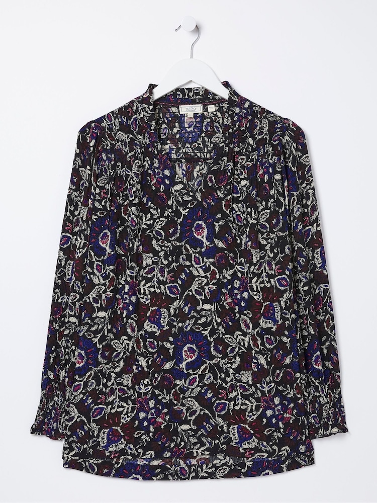 FatFace Black Patsy Inspirit Floral Tunic - Image 5 of 5