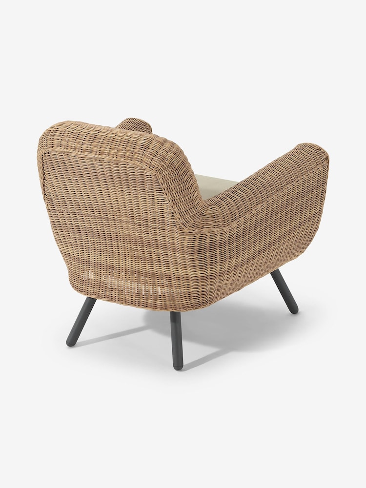 MADE.COM Natural Jonah Garden Armchair Polyrattan - Image 2 of 7