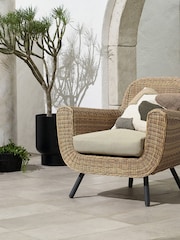 MADE.COM Natural Jonah Garden Armchair Polyrattan - Image 5 of 7