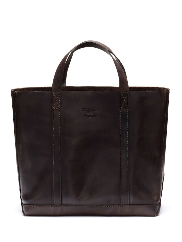 Sebago Galley Leather Brown Tote Bag - Image 1 of 1