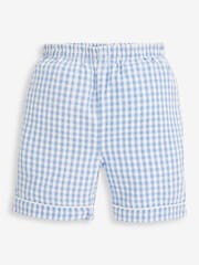 JoJo Maman Bébé Blue Woven Pyjamas - Image 6 of 7
