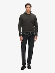 Superdry Dark Grey Green Tonal Venue Logo 100% Cotton Sweatshirt - Image 2 of 7