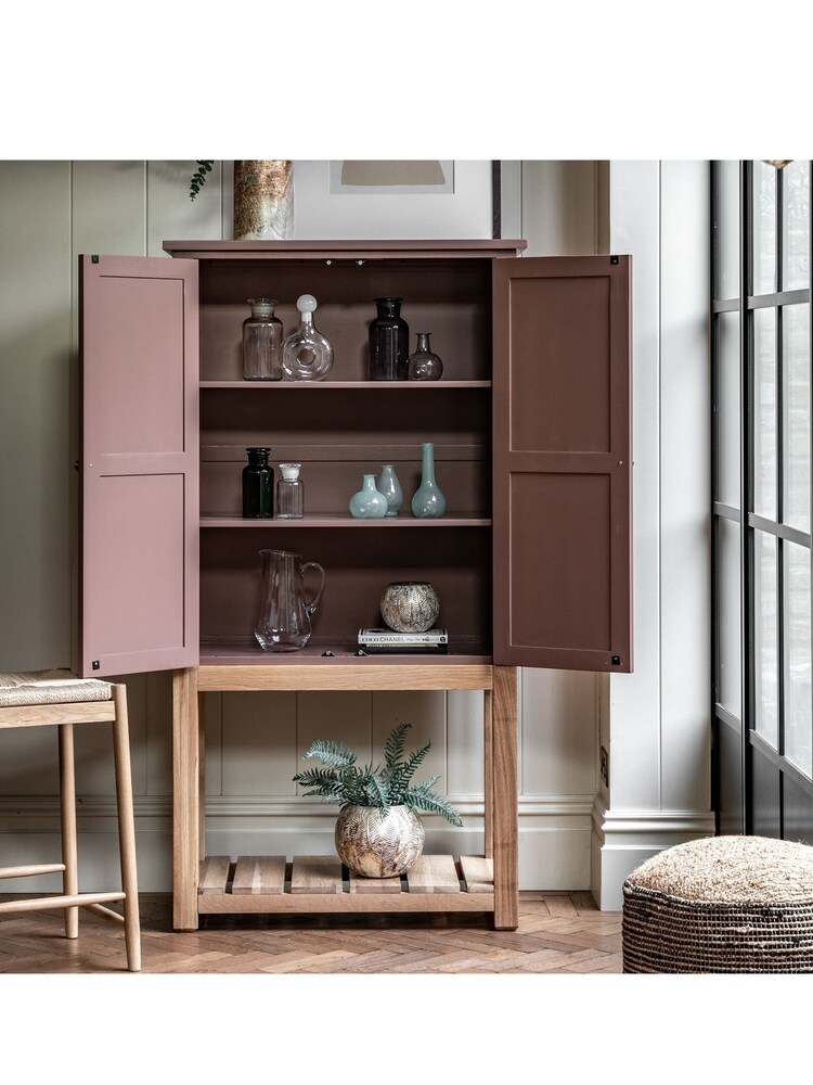Gallery Home Clay Pink Leroy 2 Door Cupboard - Image 2 of 11