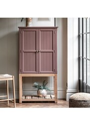 Gallery Home Clay Pink Leroy 2 Door Cupboard - Image 8 of 11