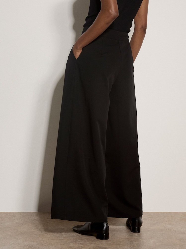 Apricot Wide-Leg Pleated Tailored Trousers - Image 2 of 4