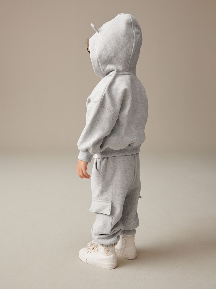 Grey Zip Through Hoodie (3mths-7yrs) - Image 2 of 6