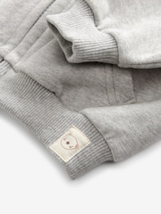 Grey Zip Through Hoodie (3mths-7yrs) - Image 6 of 6