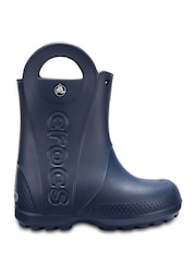 Crocs Navy Toddler Waterproof Handle It Rain Boots - Image 1 of 3