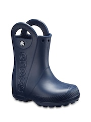 Crocs Navy Toddler Waterproof Handle It Rain Boots - Image 2 of 3