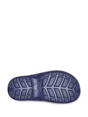 Crocs Navy Toddler Waterproof Handle It Rain Boots - Image 3 of 3