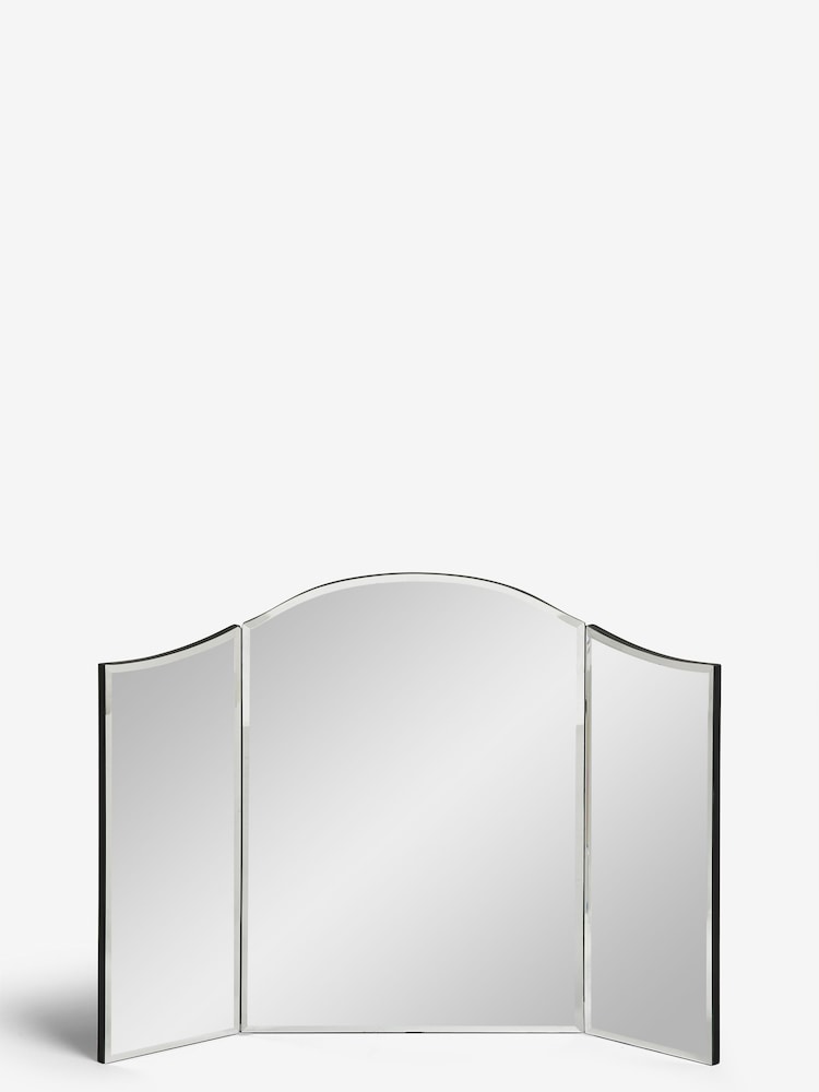 Silver Tri-Fold Dressing Table Mirror - Image 2 of 6