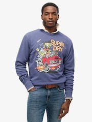 Moletom solto com estampa de dragnut da Superdry - Imagem 1 de 6