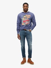 Moletom solto com estampa de dragnut da Superdry - Imagem 3 de 6