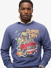 Moletom solto com estampa de dragnut da Superdry - Imagem 4 de 6