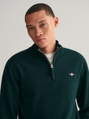 GANT Superfine Lambswool Half Zip Jumper - Image 4 of 5
