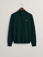 GANT Superfine Lambswool Half Zip Jumper - Image 5 of 5