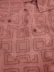 White Stuff Pink Gosport SS Geo Shirt - Image 6 of 6