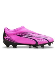 Puma Pink Junior Ultra Match Football Boots - Image 1 of 6