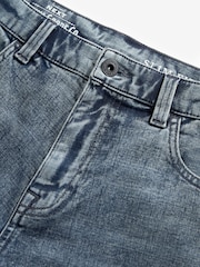 Grey Summer Weight Denim Shorts - Image 8 of 10