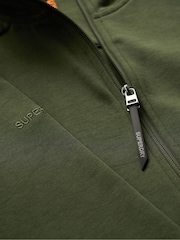 Superdry Dark Moss Green Tech Loose Track Jacket - Image 6 of 6
