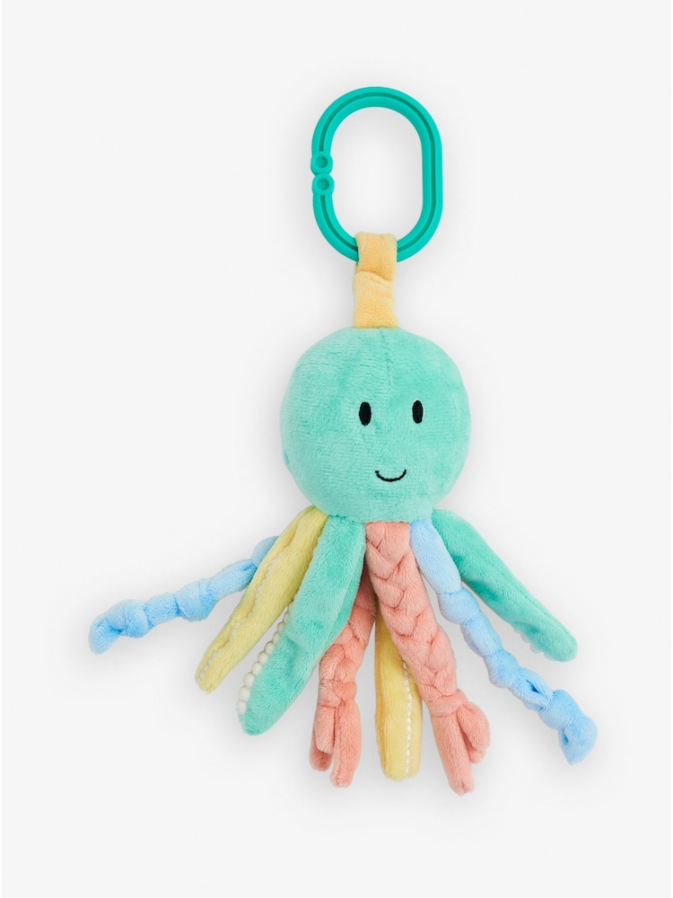 JoJo Maman Bébé Bright Octopus Rattle - Image 1 of 2