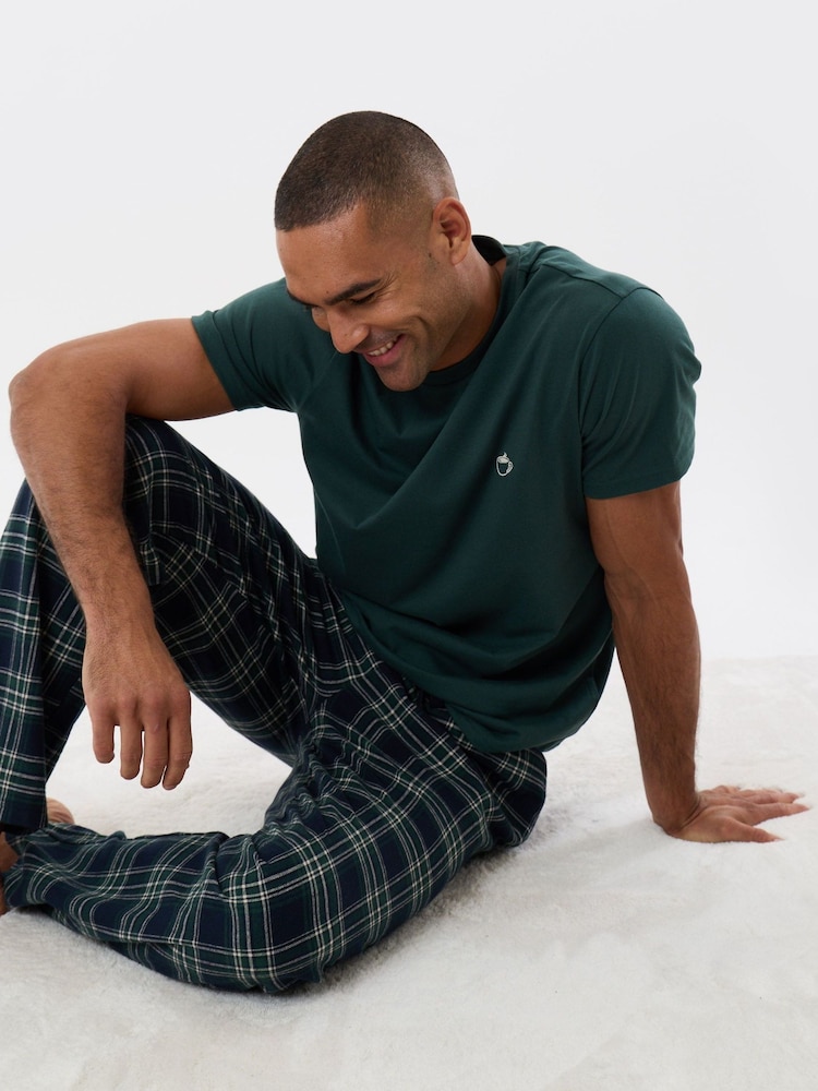 Threadbare Teal Green Short Sleeve Pyjamas Set - Image 2 of 4