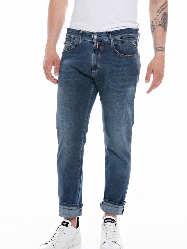 Replay Grover Straight Fit Jeans - Image 1 of 3