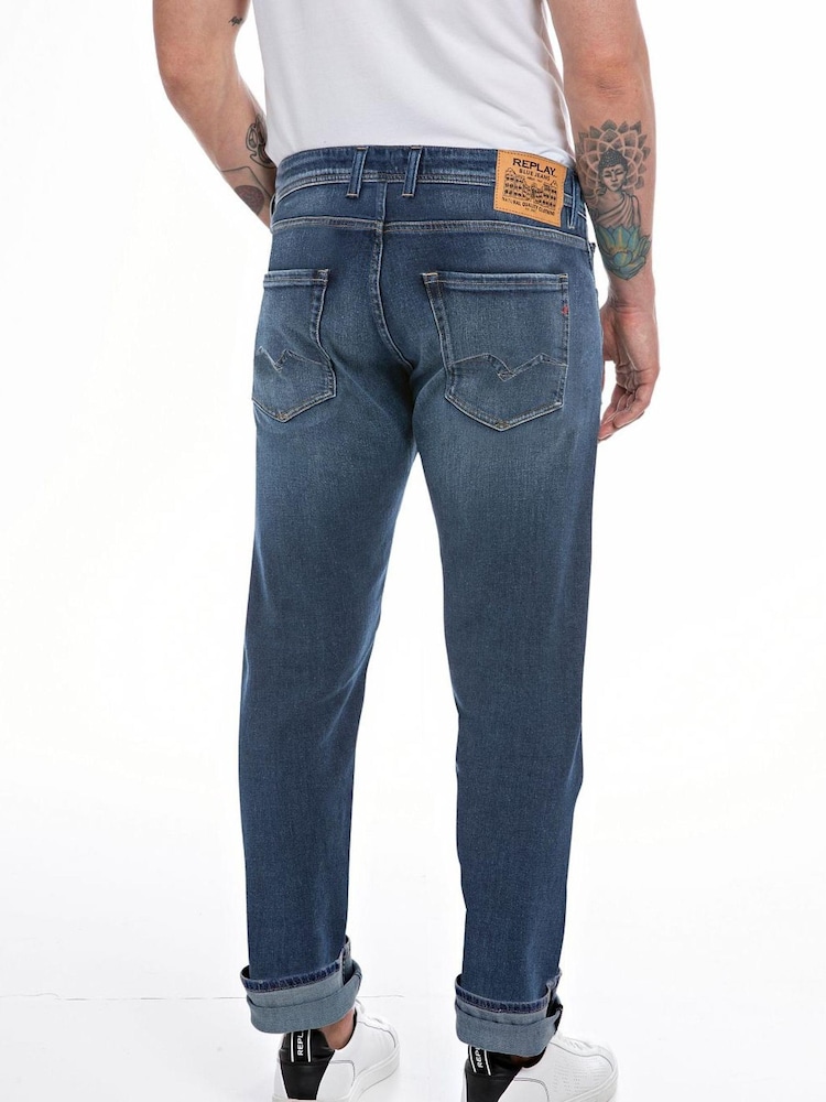 Replay Grover Straight Fit Jeans - Image 3 of 3
