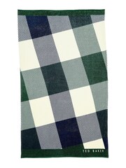 Ted Baker Green House Check Beach Towel - Image 2 of 2