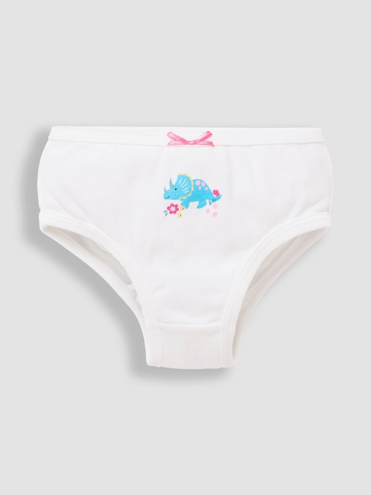 JoJo Maman Bébé Pink 3-Pack Knickers - Image 4 of 4