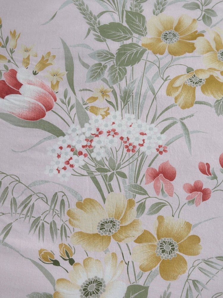 Appletree Pink Trudy 100% Cotton Duvet Cover Set - Image 3 of 3