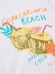 White Stuff White Gina Graphic T-Shirt - Image 6 of 6