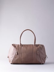 Lakeland Leather Brown Large Discoverer Leather Holdall - Image 1 of 4