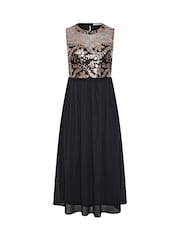 Yours Curve London Floral Sequin Maxi Dress - Slika 5 od 6